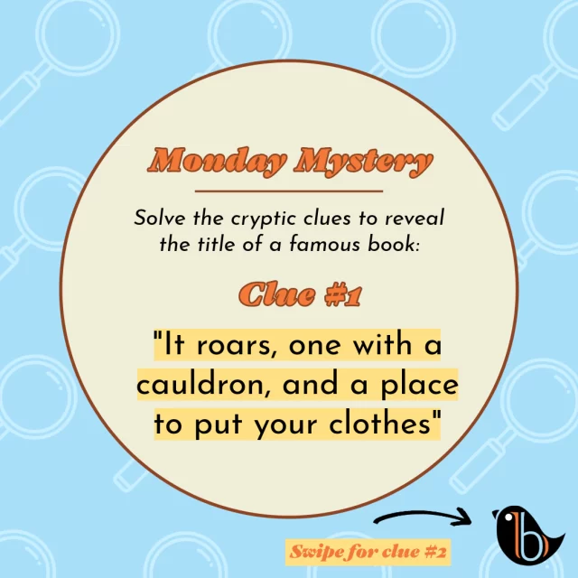 Monday Mystery has risen from the dead, just in time for the spooky season! Solve the cryptic crossword clues to reveal the name of a famous book 🔍🕵️‍♀️

#bookstagramaustralia #indiepublishing #crypticclues