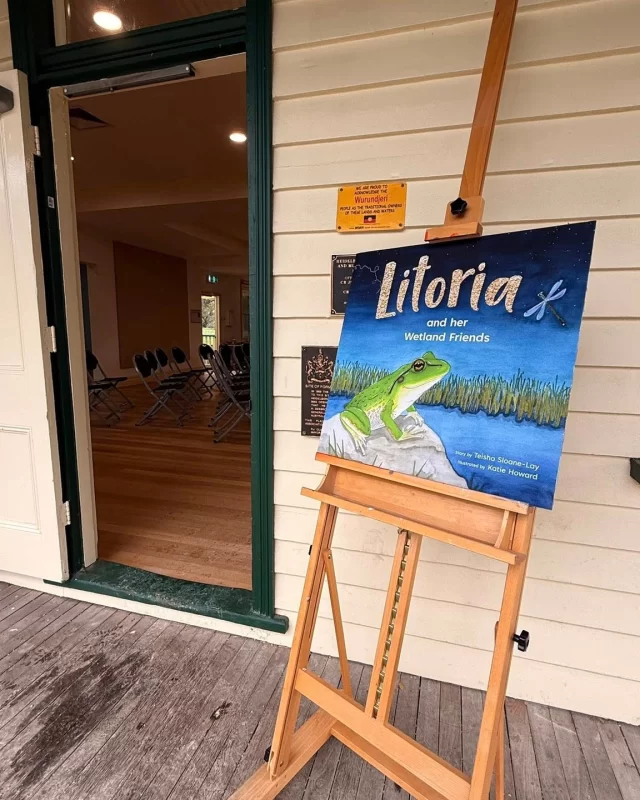Yesterday, I had the honor of officially launching the amazing book, LITORIA AND HER WETLAND FRIENDS. 

The author Teisha, and the illustrator Katie, organised a fantastic launch with heaps of activities, info stands, and fun for all ages based around the growling grass frog, which the book is all about.

It was such an honor to be a part of their publishing journey with Busybird and I am sure every child who reads this book will love its fun story, stunning illustrations and informative tidbits throughout it.🙂

Well done, girls! It was an amazing publishing journey for all of us ending with a stunning book.